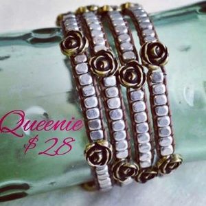 Leather wrap bracelet